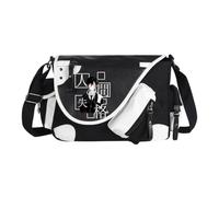 Xinchangda BSD Dazai Osamu Borse a tracolla Ranpo Edogawa Borsa a tracolla Anime Nakahara Chuuya Borsa a tracolla di grande capacità casual leggera borsa messenger alla moda per donne uomini Shool