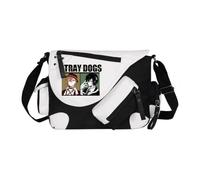 Xinchangda BSD Dazai Osamu Borse a tracolla Ranpo Edogawa Borsa a tracolla Anime Nakahara Chuuya Borsa a tracolla di grande capacità casual leggera borsa messenger alla moda per donne uomini Shool
