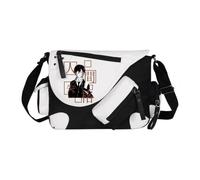 Xinchangda BSD Dazai Osamu Borse a tracolla Ranpo Edogawa Borsa a tracolla Anime Nakahara Chuuya Borsa a tracolla di grande capacità casual leggera borsa messenger alla moda per donne uomini Shool
