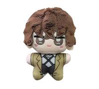Xinchangda BSD Dazai Osamu Peluche Figura Anime Dazai Osamu Cuscino in Peluche PP Cotone Ciondolo Portachiavi Morbido Carattere Zaino Charm Cartoon Mini Plushies Portachiavi