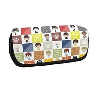 Xinchangda Bungo - Astuccio per matite con cani randagi, astuccio per studenti, portamonete, organizer per cancelleria da ufficio, per ragazzi e bambini, Tipo 9, 20*9*6.5cm, Astuccio