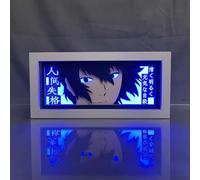 Xinchangda Bungo Stray Dogs Papercut Light, Anime Dazai Osamu Lampada da scrivania con telecomando Anime Paper Cut Lighting