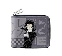Xinchangda Bungo Stray Dogs Portafoglio con stampa 3D in pelle PU Anime Nakahara Chuuya Portafogli, Cartoon Dazai Osamu portafoglio per ragazzi fan