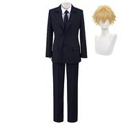 Xinchangda Chainsaw Man Anime Costume Cosplay per Halloween Natale Carnevale Party Uniformi Set completo Sega a catena Denji Cosplay Outfit, Denji2, L