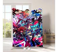 Xinchangda Coperta Anime Hazbin Hotel Super Morbida in Micropile Anime Alastor Angel Dust Charlie Morningstar Coperte Graziosa Coperta in Flanella