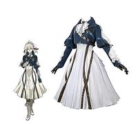 Xinchangda Costume Cosplay Anime Violet Evergarden Abito Bianco Set Uniforme Cosplay Violet Evergarden per Donne per Halloween Carnevale Vestito a Tema