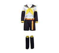 Xinchangda Costume Cosplay Completo di Kagamine Len e Rin Miku Anime Cosplay Set Completo per Halloween, Natale, Festa in Maschera