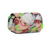 Xinchangda Dan Da Dan Astuccio Anime Ayase Momo/Okarun/Turbo Granny, grande capacità, astuccio per penne e cancelleria per studenti, Tipo 3., 22*9*12CM