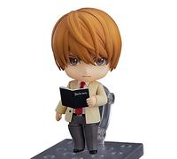 Xinchangda Death Note Figure, Light Yagami/L Anime Figure Statue PVC Movable Parti di Viso intercambiabili Action Figurine per i fan 10 CM