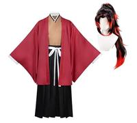 Xinchangda Douma - Costume per cosplay, kimetsu no Yaiba, per cosplay, kimono, mantello, uniforme, set completo per travestimenti anime e Halloween