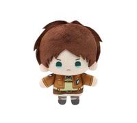 Xinchangda Eren Jaeger - Ciondolo in peluche a forma di anime, mini cuscino imbottito Eren Jaeger, portachiavi per zaino, divano, cuscino, decorazione, regali, 10 cm