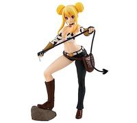 Xinchangda FAIRY TAIL Anime Figure Lucy Heartfilia Posizione in piedi Modello Action Figure Giocattoli in PVC Bambole Ornamenti Desktop Regali per Bambini