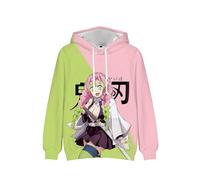 Xinchangda Felpa con cappuccio a maniche lunghe con motivo anime Kamado Nezuko, Rengoku Kyoujurou/Kochou Shinobu, Kanroji Mitsuri., S