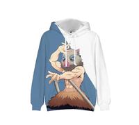 Xinchangda Felpa con cappuccio a maniche lunghe con motivo anime Kamado Nezuko, Rengoku Kyoujurou/Kochou Shinobu, Hashibira Inosuke, 3XL