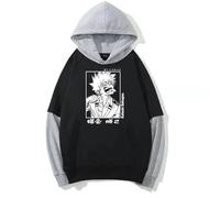 Xinchangda Felpa con cappuccio MHA, motivo anime Bakugo Katsuki con stampa 3D, felpa con cappuccio MHA a maniche lunghe con cappuccio anime