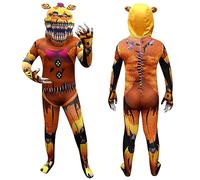 Xinchangda FNAF - Costume Cosplay, Fazbear Bonnie Bunny, Chica Chicken, Foxy Pirate, Fazbear's Piazzaria per Bambini Halloween