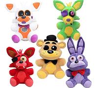 Xinchangda FNAF Plushies Toys Five Nights Game Peluche Foxy Chica Bonnie Fazbear Peluche Bambole per Bambini Regali di Compleanno