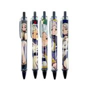 Xinchangda Frieren - Set di 5 penne a sfera con motivo anime Frieren: Beyond Journey's End, articoli per la scuola, per studenti, cancelleria per ufficio, idea regalo