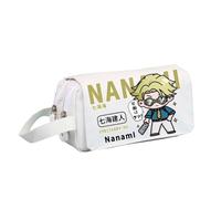 Xinchangda Gojo Satoru Astuccio Anime Geto Suguru/Itadori Yuji Portapenne Grande Capacità Astuccio Studenti Cancelleria Borsa per Studenti Adolescenti, Bianco 6., 20x8x10CM, Astuccio
