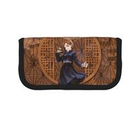 Xinchangda Gojo Satoru Astuccio Anime Geto Suguru/Itadori Yuuji/Fushiguro Toji Astuccio Grande Capacità Anime Portapenne Borsa Cancelleria, Nobara Kugisaki, 19*9*5CM