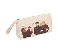 Xinchangda Gojo Satoru Astuccio Anime Itadori Yuji/Fushigura Megumi Astuccio Grande Capacità Anime Penna Borsa Cancelleria Forniture per la Scuola, Bianco 6., 20*6*10CM, Astuccio