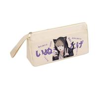 Xinchangda Gojo Satoru Astuccio Anime Itadori Yuji/Fushigura Megumi Astuccio Grande Capacità Anime Penna Borsa Cancelleria Forniture per la Scuola, Bianco 1, 20*6*10CM, Astuccio