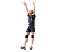 Xinchangda Haikyuu Figura Tsukishima Kei Action Figure Jumping Pose Anime Figurine Modello 18 cm Collezionismo Statua Desktop Decorazione Regalo di Compleanno