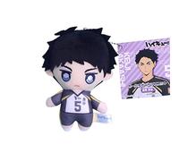 Xinchangda Haikyuu Portachiavi anime Hinata Shoyo peluche portachiavi 10 cm Tobio Kageyama ciondolo ornamenti zaino portachiavi decorazione regali di compleanno, Akaashi Keiji, 10cm