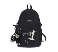 Xinchangda Haruka Zaino Haruka/Suo Hayato Anime Scuola Zaini Grande Capacità Cartoon Anime Studenti Borsa a Tracolla per Ragazzi, Nero 05., 30*13*44cm