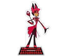 Xinchangda Hazbin Hotel Anime Figure Acrilico Stand Alastor/Angel Dust/Charlie Morningstar/Vaggie Model Statue Desktop Display Standing Figure