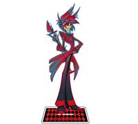 Xinchangda Hazbin Hotel Anime Figure Acrilico Stand Alastor/Angel Dust/Charlie Morningstar/Vaggie Model Statue Desktop Display Standing Figure