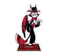 Xinchangda Hazbin Hotel Anime Figure Acrilico Stand Alastor/Angel Dust/Charlie Morningstar/Vaggie Model Statue Desktop Display Standing Figure