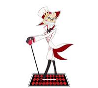 Xinchangda Hazbin Hotel Anime Figure Acrilico Stand Alastor/Angel Dust/Charlie Morningstar/Vaggie Model Statue Desktop Display Standing Figure