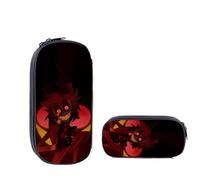 Xinchangda Hazbin Hotel Astuccio portapenne Alastor Anime Vaggie/Angel Dust/Charlie Morningstar grande capacità portapenne borsa per studenti anime cancelleria, Tipo 9., 21.5*5.5*10CM