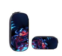 Xinchangda Hazbin Hotel Astuccio portapenne Alastor Anime Vaggie/Angel Dust/Charlie Morningstar grande capacità portapenne borsa per studenti anime cancelleria, Tipo 6., 21.5*5.5*10CM, moderno