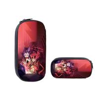 Xinchangda Hazbin Hotel Astuccio portapenne Alastor Anime Vaggie/Angel Dust/Charlie Morningstar grande capacità portapenne borsa per studenti anime cancelleria, Tipologia 10., 21.5*5.5*10CM, moderno