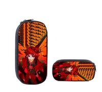 Xinchangda Hazbin Hotel Astuccio portapenne Alastor Anime Vaggie/Angel Dust/Charlie Morningstar grande capacità portapenne borsa per studenti anime cancelleria, Tipologia 13., 21.5*5.5*10CM, moderno