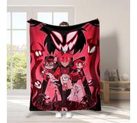 Xinchangda Hazbin Hotel Coperta Anime Super Morbida Micropile Coperte Anime Alastor Angel Dust Charlie Morningstar Graziosa Coperta Flanella