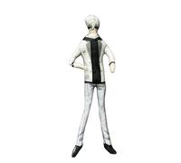 Xinchangda Isagi Yoichi - Cuscino imbottito Seishiro Nagi dell'anime Bachira Meguru, figura morbida, girevole, snodabile con filo di ferro, scheletro, decorazione per divano, letto, auto, regalo, 28