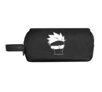 Xinchangda JJK - Astuccio portapenne a doppia cerniera, motivo anime Gojo Satoru, astuccio leggero e multifunzione, per ragazzi e ragazze, Gojo Satoru, 21*10*5cm, Set di zaini per la scuola