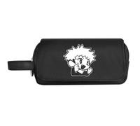 Xinchangda JJK - Astuccio portapenne a doppia cerniera, motivo anime Gojo Satoru, astuccio leggero e multifunzione, per ragazzi e ragazze, Itadori Yuji, 21*10*5cm, Set di zaini per la scuola