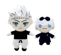 Xinchangda JJK Gojo Satoru - Cuscino in peluche a forma di anime, in cotone e polipropilene, con imbottitura morbida, per casa, divano, biancheria da letto, idea regalo