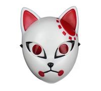 Xinchangda Kamado Tanjiro Anime Maschera Sabito/Makomo Full Face Maschera Anime Cosplay Copricapo Accessori per Halloween Party