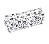 Xinchangda Kamado Tanjiro, astuccio con cerniera, leggero, portapenne Kochou Shinobu, astuccio multifunzione per cancelleria per ragazzi e ragazze, Anime, 18*7*5cm, Set di zaini per la scuola