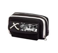 Xinchangda Kira Yoshikage Astuccio Anime Cujoh Jolyne/Star Platinum, grande capacità, astuccio per penne e articoli per la scuola, Nero 9, 21*5.5*11CM, Astuccio