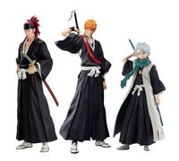 Xinchangda Kurosaki Ichigo Figure 3pcs Hitsugaya Toshiro/Abarai Renji Anime, Statue Anime Action Figurine Ornamenti