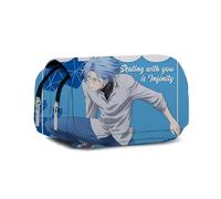 Xinchangda Kyan Reki Astuccio Anime Langa Hasegaw/Chinen Miya Portapenne Grande Capacità Anime Penna Borsa Cancelleria Borsa per Studenti, Tipo 2., 22*9*12CM
