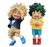 Xinchangda MHA Midoriya Izuku/Bakugou Katsuki Figure Anime Midoriya Izuku Action Figure Statue PVC Modello MHA Anime Personaggio Statua Casa Desktop Ornamento da collezione