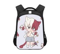 Xinchangda MHA Midoriya Izuku Zaino Anime Bakugō Katsuki Zaino per la scuola 3D stampato borsa per computer portatile borsa da viaggio zaino in tela per ragazzi e ragazze, Tipo 1, 44*30.5*16CM