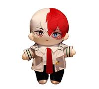 Xinchangda MHA Peluche Figura MHA Todoroki Shouto Peluche Portachiavi 20CM Morbido PP Cotone Figurine Pendente Carino Zaino Ornamento Decorazione di Natale
